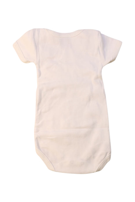 A White Short Sleeve Bodysuits from Petit Bateau in size 0-3M for neutral. (Back View)