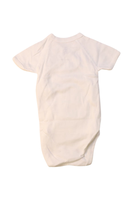 A White Short Sleeve Bodysuits from Petit Bateau in size 0-3M for neutral. (Back View)