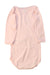 A Pink Long Sleeve Bodysuits from Petit Bateau in size 3-6M for girl. (Back View)