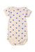 A White Short Sleeve Bodysuits from Petit Bateau in size 0-3M for girl. (Front View)