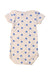 A White Short Sleeve Bodysuits from Petit Bateau in size 0-3M for girl. (Back View)