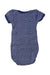 A Blue Short Sleeve Bodysuits from Petit Bateau in size 0-3M for girl. (Back View)
