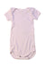 A Pink Short Sleeve Bodysuits from Petit Bateau in size 0-3M for girl. (Front View)