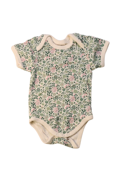A Multicolour Short Sleeve Bodysuits from Nature Baby in size 0-3M for girl. (Front View)