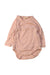 A Pink Long Sleeve Bodysuits from Nature Baby in size Newborn for girl. (Front View)