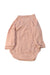 A Pink Long Sleeve Bodysuits from Nature Baby in size Newborn for girl. (Back View)
