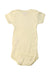 A Yellow Short Sleeve Bodysuits from Petit Bateau in size 6-12M for girl. (Back View)