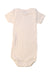 A Ivory Short Sleeve Bodysuits from Petit Bateau in size 6-12M for girl. (Back View)