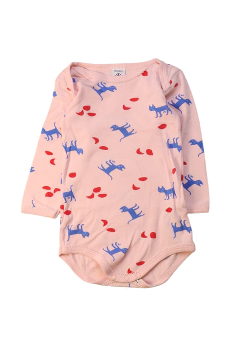 A Multicolour Long Sleeve Bodysuits from Petit Bateau in size 6-12M for girl. (Front View)