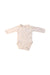 A White Long Sleeve Bodysuits from Petit Bateau in size 0-3M for boy. (Front View)
