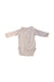 A Grey Long Sleeve Bodysuits from Petit Bateau in size 0-3M for boy. (Back View)