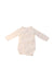 A Ivory Long Sleeve Bodysuits from Petit Bateau in size 0-3M for boy. (Back View)