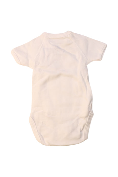 A White Short Sleeve Bodysuits from Petit Bateau in size 0-3M for neutral. (Back View)