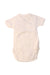 A White Short Sleeve Bodysuits from Petit Bateau in size 0-3M for neutral. (Back View)