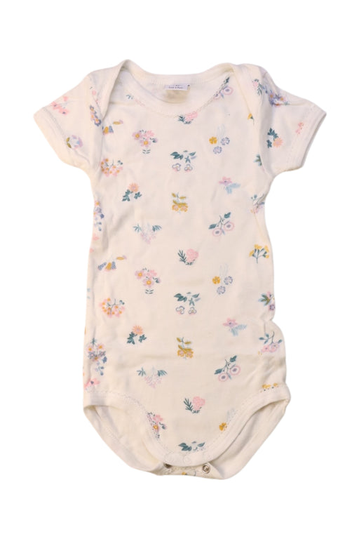 A Multicolour Short Sleeve Bodysuits from Petit Bateau in size 6-12M for girl. (Front View)