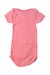 A Pink Short Sleeve Bodysuits from Petit Bateau in size 6-12M for girl. (Back View)