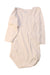 A White Long Sleeve Bodysuits from Petit Bateau in size 6-12M for girl. (Back View)