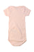 A Peach Short Sleeve Bodysuits from Petit Bateau in size 6-12M for girl. (Back View)