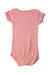 A Pink Short Sleeve Bodysuits from Petit Bateau in size 6-12M for girl. (Back View)
