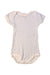 A White Short Sleeve Bodysuits from Petit Bateau in size 6-12M for girl. (Front View)