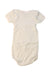 A Beige Short Sleeve Bodysuits from Petit Bateau in size 6-12M for girl. (Back View)