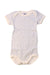 A White Short Sleeve Bodysuits from Petit Bateau in size 3-6M for girl. (Front View)