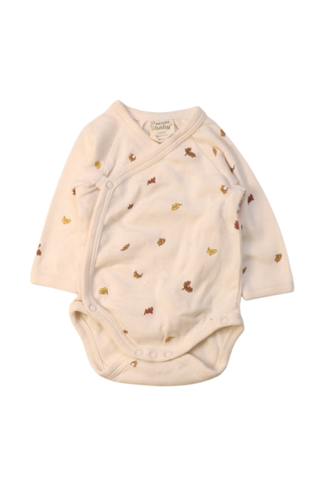 A Multicolour Long Sleeve Bodysuits from Nature Baby in size Newborn for girl. (Front View)