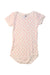 A White Short Sleeve Bodysuits from Petit Bateau in size 6-12M for girl. (Front View)