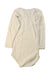 A Ivory Long Sleeve Bodysuits from Petit Bateau in size 2T for girl. (Back View)