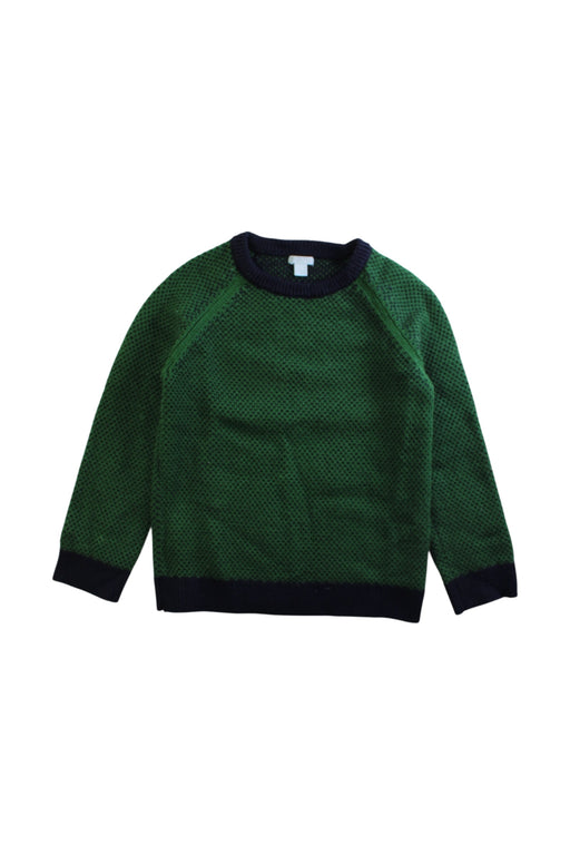 A Green Knit Sweaters from COS in size 6T for girl. (Front View)