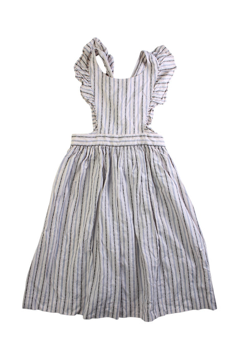 A White Sleeveless Dresses from Bonpoint in size 8Y for girl. (Front View)