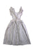 A White Sleeveless Dresses from Bonpoint in size 8Y for girl. (Back View)