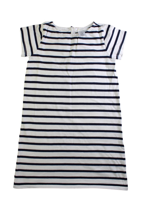 A Navy Short Sleeve Dresses from Crewcuts in size 7Y for girl. (Front View)