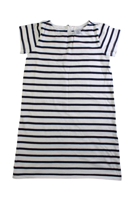 A Navy Short Sleeve Dresses from Crewcuts in size 7Y for girl. (Front View)