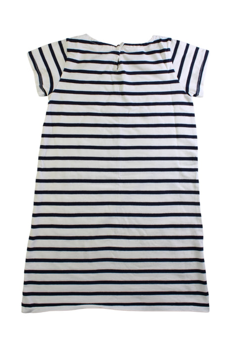 A Navy Short Sleeve Dresses from Crewcuts in size 7Y for girl. (Back View)