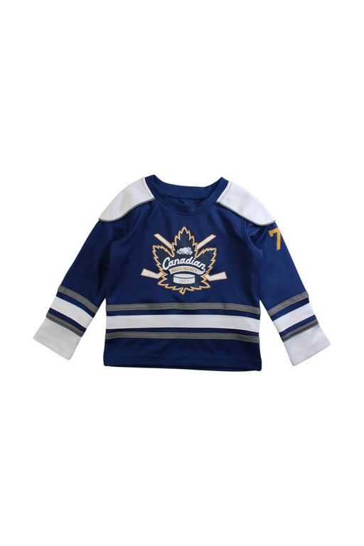 A Blue Long Sleeve Tops from Roots in size 3T for boy. (Front View)