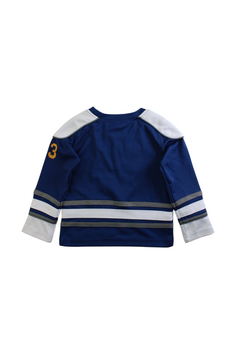 A Blue Long Sleeve Tops from Roots in size 3T for boy. (Back View)