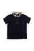 A Navy Short Sleeve Polos from Burberry in size 3T for boy. (Front View)