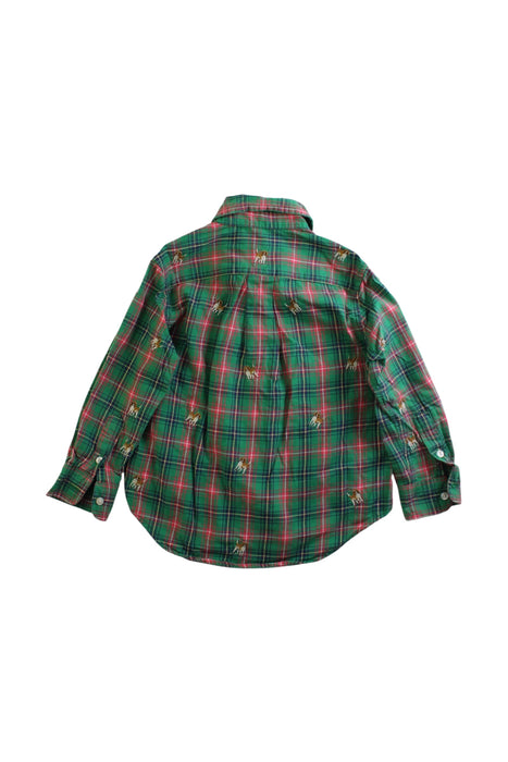 A Green Long Sleeve Shirts from Ralph Lauren in size 2T for boy. (Back View)