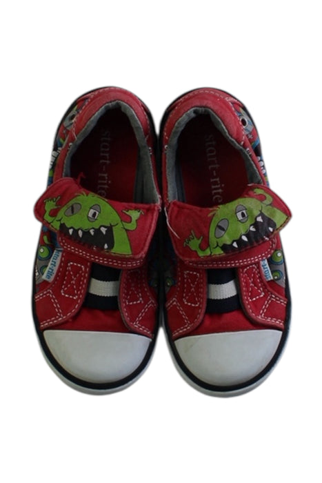 A Red Sneakers from Start-Rite in size 3T for boy. (Back View)