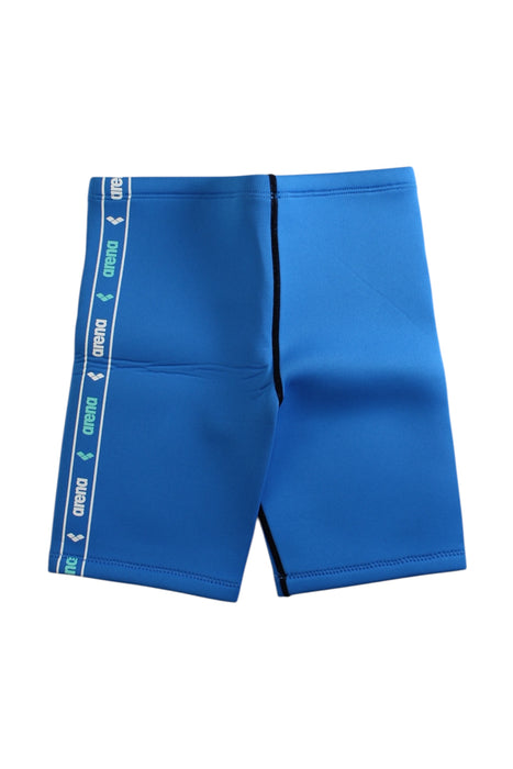 A Blue Swim Shorts from Arena in size 11Y for girl. (Back View)