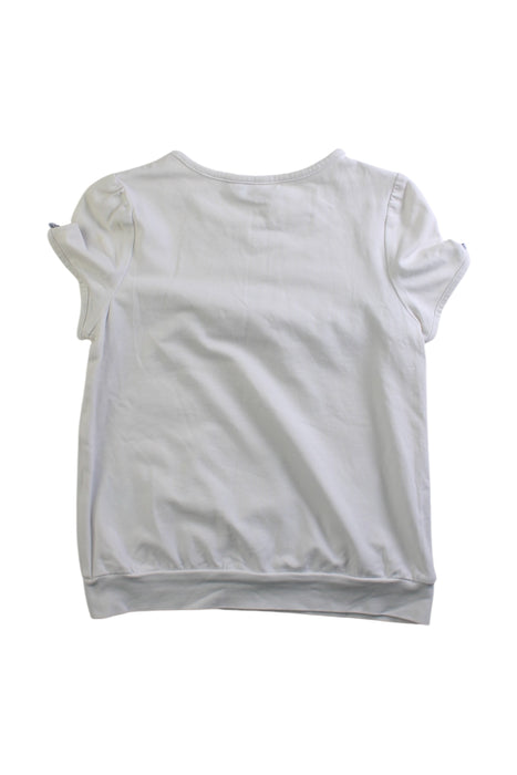 A White Short Sleeve Tops from Nicholas & Bears in size 6T for girl. (Back View)