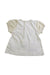 A White Short Sleeve Tops from Catimini in size 0-3M for girl. (Back View)