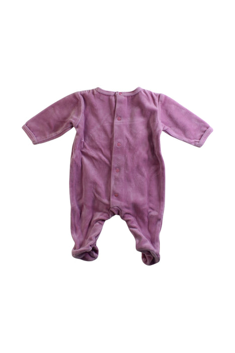 A Purple Onesies from DPAM in size Newborn for neutral. (Back View)
