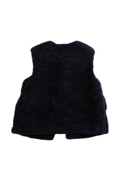 A Navy Outerwear Vests from Tartine et Chocolat in size 4T for girl. (Back View)
