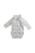 A White Long Sleeve Bodysuits from Petit Bateau in size Newborn for neutral. (Front View)