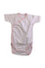 A Pink Short Sleeve Bodysuits from Absorba in size 0-3M for girl. (Front View)