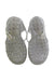 A Transparent Sandals from Meduse in size 4T for girl. (Back View)