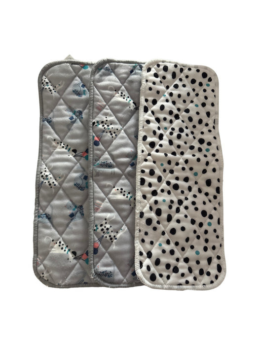 A Grey Cloth Diapers from Bambino Mio in size 6-12M for neutral. (Front View)