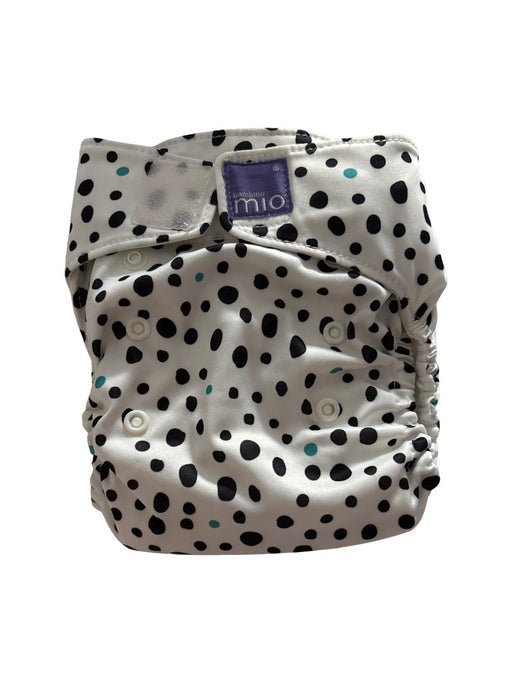 A White Cloth Diapers from Bambino Mio in size 6-12M for neutral. (Front View)